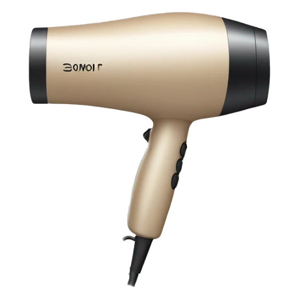 beige blow dryer for hair sticker