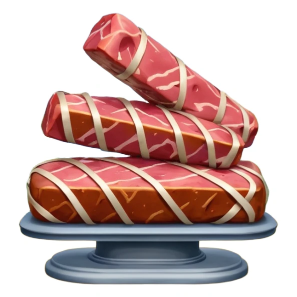  paris SPAM meat jeff koons style  sculpture art landscape painting  sticker