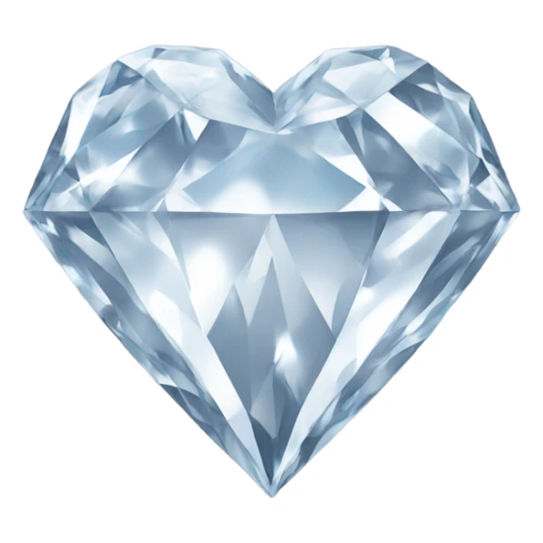 a diamond heart sticker