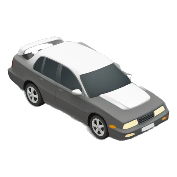 Car by road  sticker