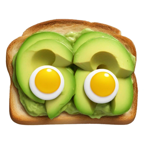 Avocado toast sticker