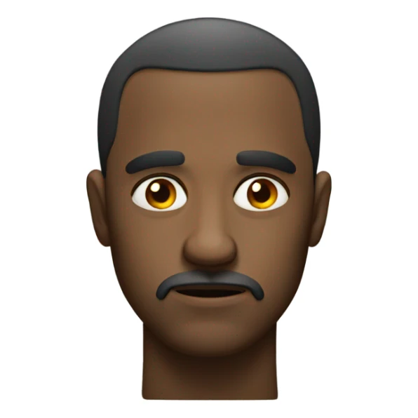 sad men photorealistic serious sticker