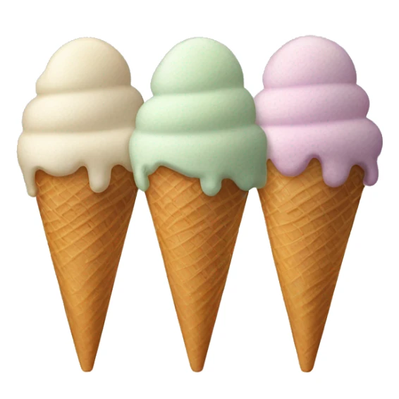 quadruple scoop of ice cream sticker