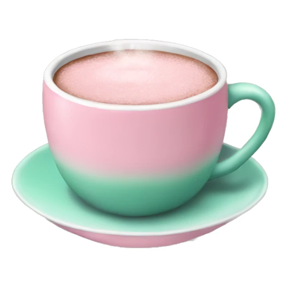aesthetic Christmas Pink cup of cocoa sticker