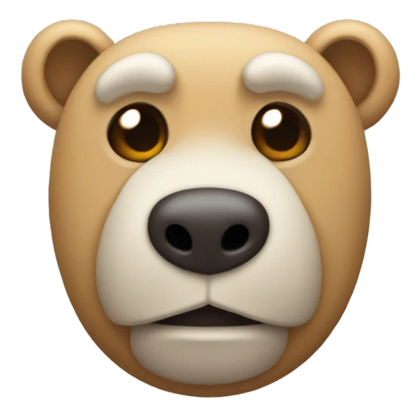 oso con un lazo en la cabeza  sticker