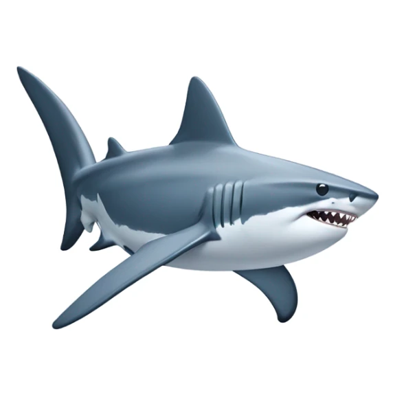A shark wearing Nike pros and af1 sticker