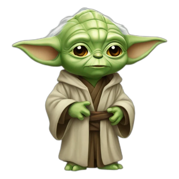 Yoda câlin drak vasod sticker