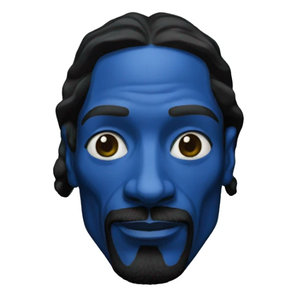 snoop dogg blue skin sticker