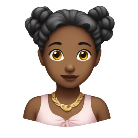 cute girl with hime hair sticker