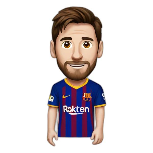 Leo Messi Barcelona Player fútbol camiseta sticker