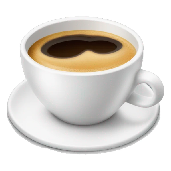 white cup of espresso sticker