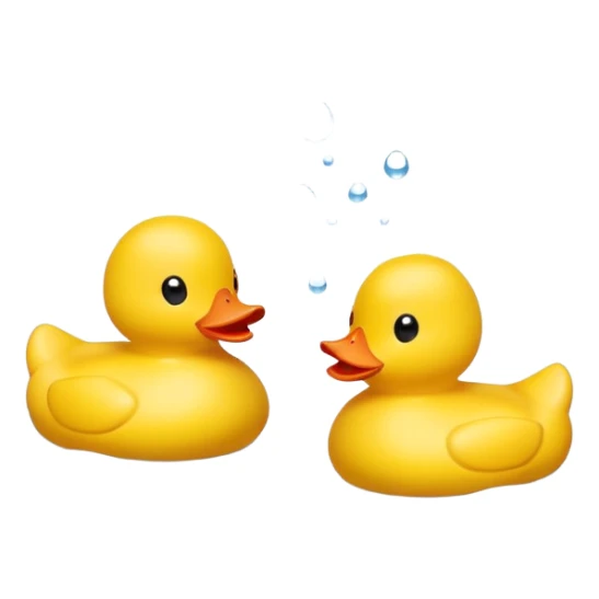 Duckies in spring sticker
