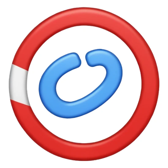 Make me an emoji to my school Holy cross davao college  representing this three colors ❤️💙🤍 make it like an arrow or a double line sticker