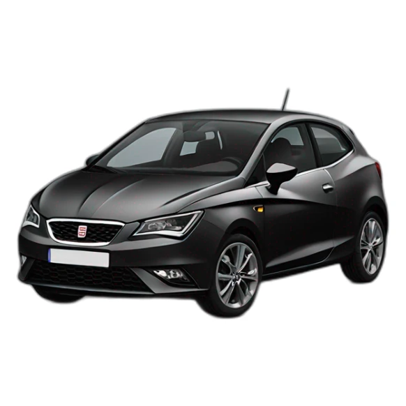 Seat Ibiza qui fume noir sticker