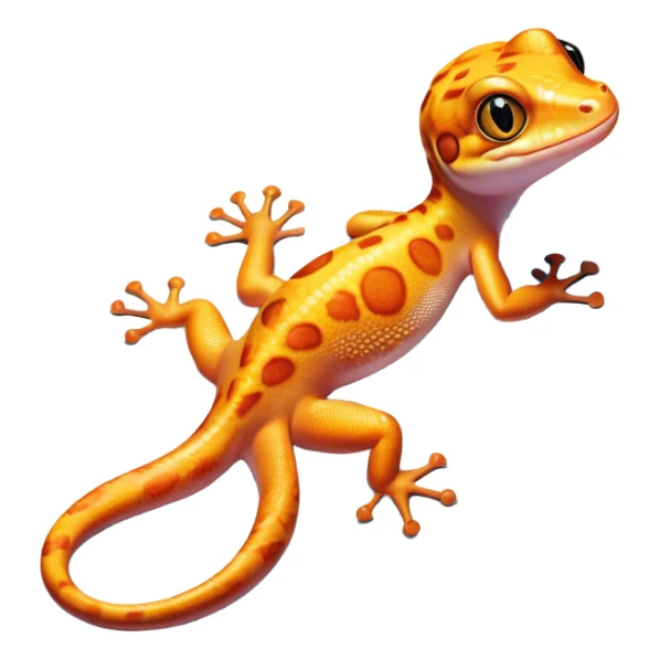 Cinematic Cute Gecko Portrait Emoji, Head tilted playfully and inquisitively, featuring a small, charming body with smooth, vividly patterned scales, bright, sparkling eyes and delicate, sticky toe pads, Simplified yet irresistibly adorable features, highly detailed, glowing with a warm, inviting glow, high shine, affectionate and lively, stylized with a touch of tropical whimsy, soft glowing outline, capturing the essence of a mischievous yet loving gecko that appears ready to dart out of the screen into your heart! sticker