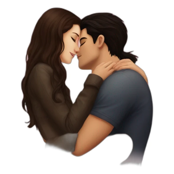 Jacob black kiss Bella swan sticker