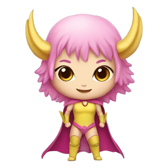 axolotl superhero girl sticker