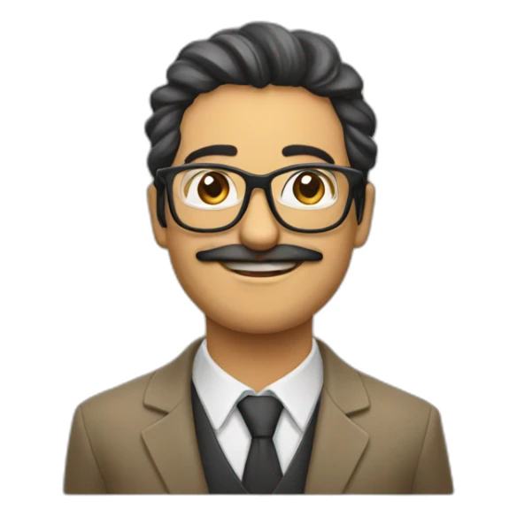 chilean-glasses-tall sticker