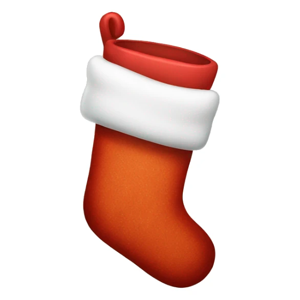 Christmas stocking sticker