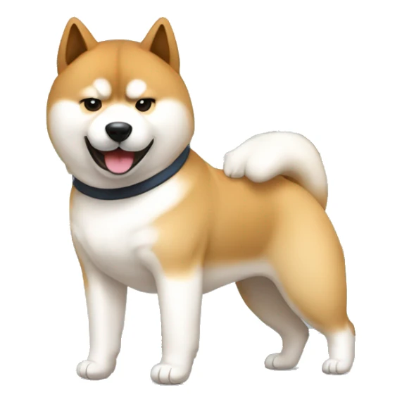 akita working out at the gym sticker