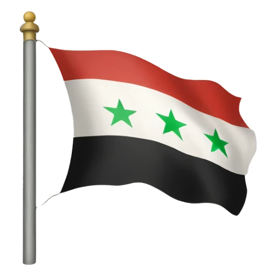 The flag of Syria in 1948 sticker