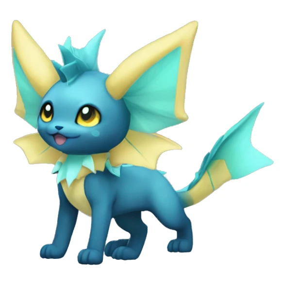 Vaporeon-Umbreon full body sticker
