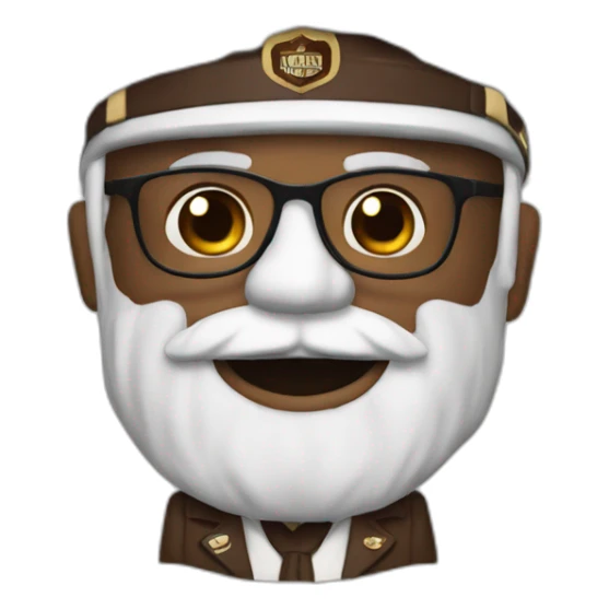 Colonels Sanders sticker