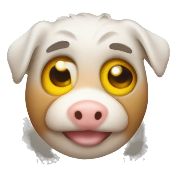 porco espinho com olhos brilhantes e fofo sticker