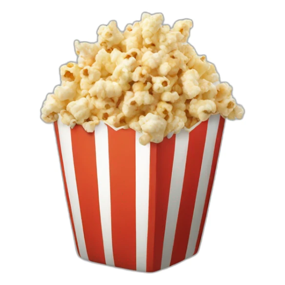 pop corn sticker