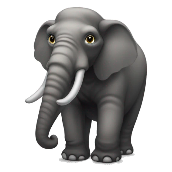 un mamut peludo con una camiseta  sticker