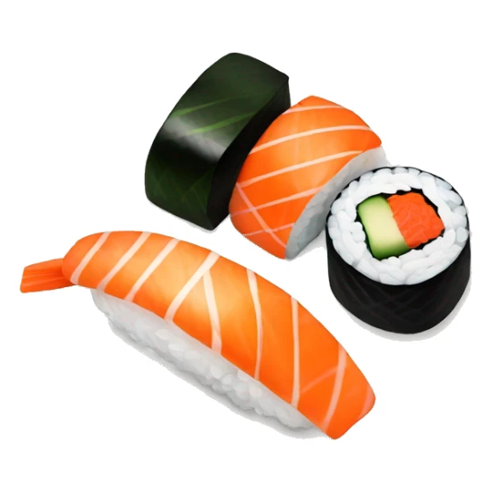 Plate of sushi sticker