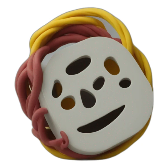 Plasticine 35mm film coil sticker