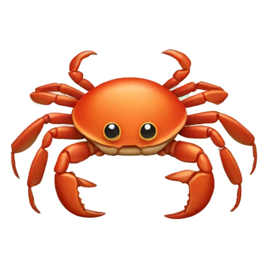 Crab sticker