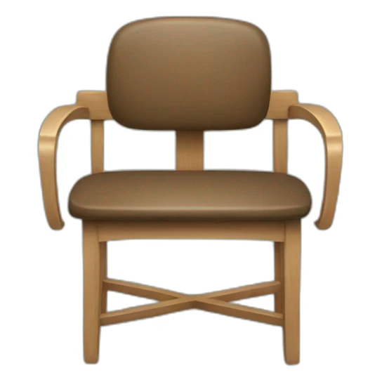 teacher's chair with arms and blackboard sticker