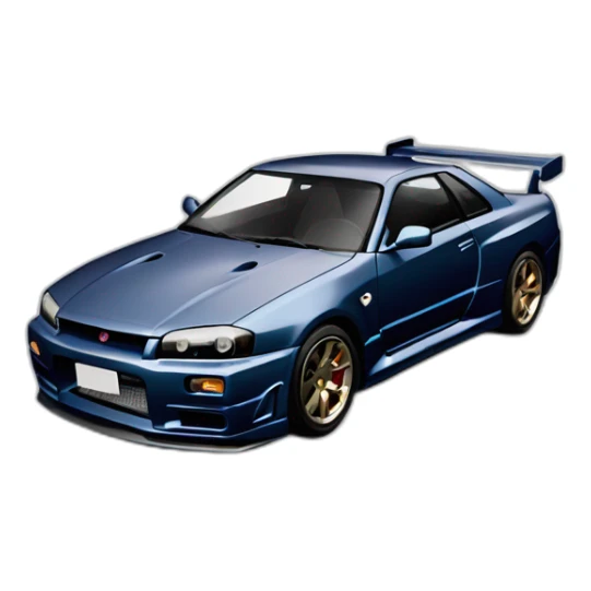Voiture Nissan skyline gtr34 sticker