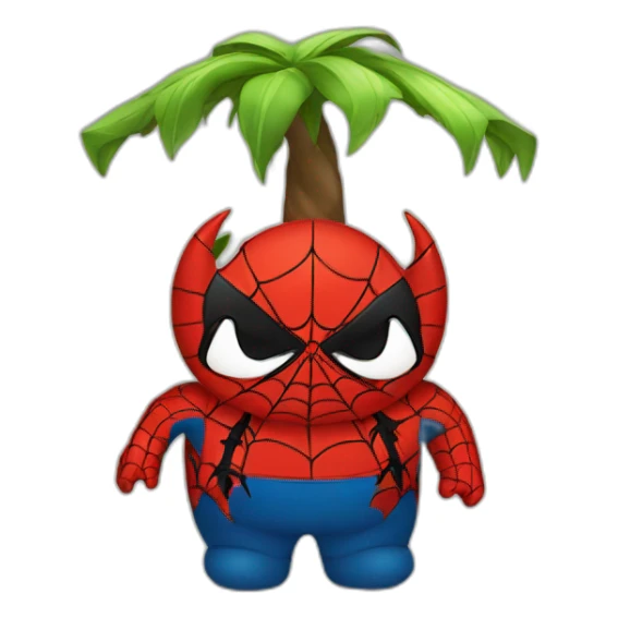 Island-of-fat-spidermen sticker