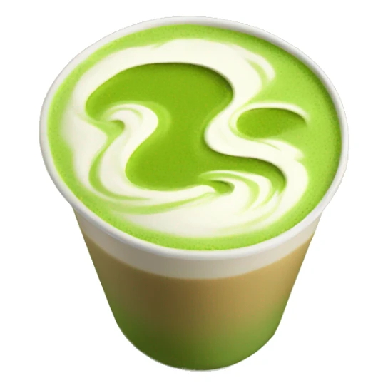 Matcha latte  sticker