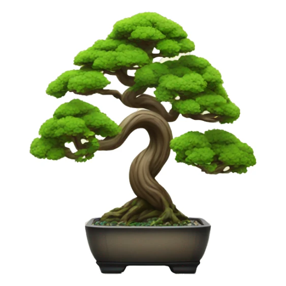 bonsai in glass sticker