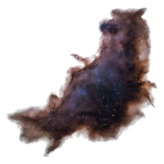 Milky Way with dark horse nebula sticker