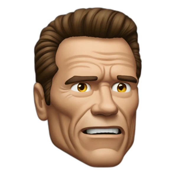 arnold schwarzenegger in total recall movie sticker