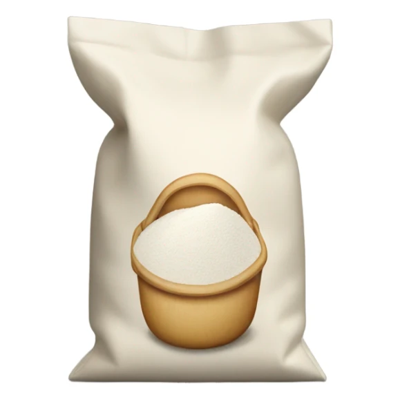 pocket size bag of flour  sticker