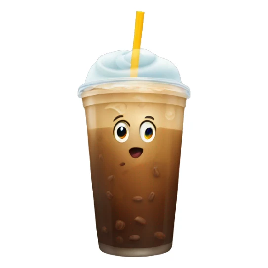 Iced coffee sticker