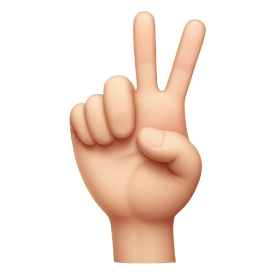 ￼ a blushing smile face emoji sticking up the middle finger while smiling sticker