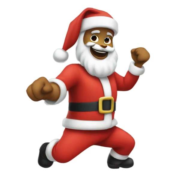 Santa twerking  sticker