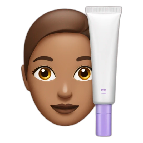 skincare product tube sticker