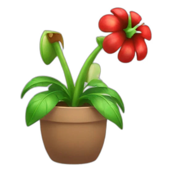 Piranha-plant-marii sticker