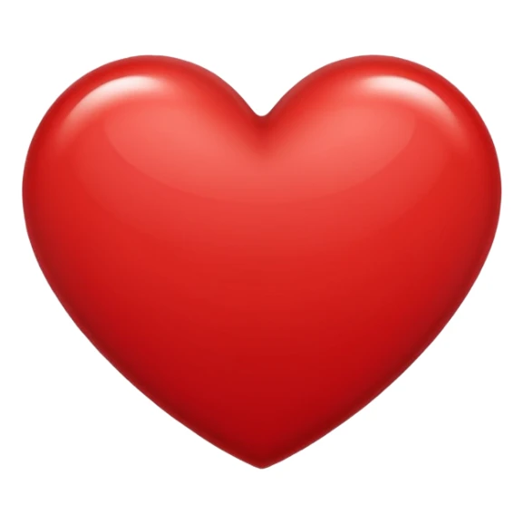 Outlined heart sticker