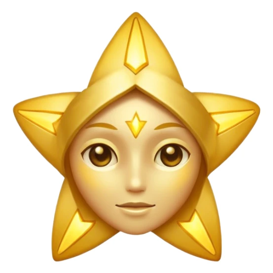 Star with a human body and legs sticker