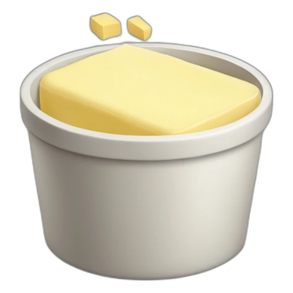 tub of butter sticker