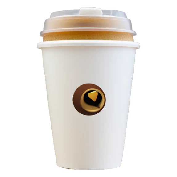 to go cup of coffee with logo “COFIX” sticker